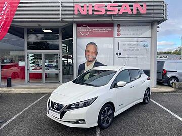 Nissan Leaf 150ch 40kWh N-Connecta 19 Blanc Lunaire
