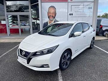 Nissan Leaf 150ch 40kWh N-Connecta 19 Blanc Lunaire