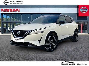 Nissan Qashqai 2021 Qashqai Mild Hybrid 158 ch Xtronic BLANC LUNAIRE TOIT&RETRO NOIR METAL