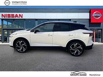 Nissan Qashqai 2021 Qashqai Mild Hybrid 158 ch Xtronic BLANC LUNAIRE TOIT&RETRO NOIR METAL