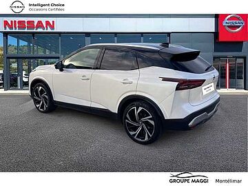 Nissan Qashqai 2021 Qashqai Mild Hybrid 158 ch Xtronic BLANC LUNAIRE TOIT&RETRO NOIR METAL