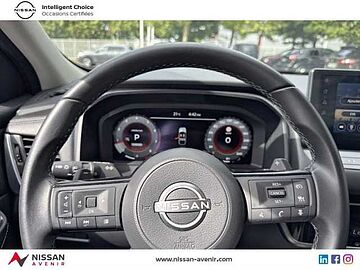 Nissan Qashqai 1.3 Mild Hybrid 158ch N-Connecta Xtronic 2022 Gris Squale Métallisé