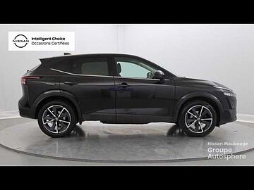 Nissan Qashqai 1.3 Mild Hybrid 140ch N-Style + Roue de secours Noir Métallisé Toit Gris Squale