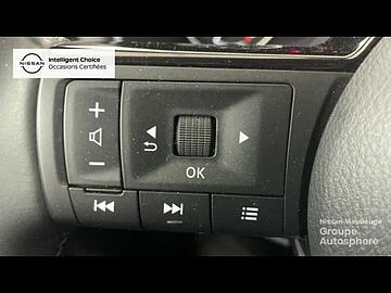 Nissan Qashqai 1.3 Mild Hybrid 140ch N-Style + Roue de secours Noir Métallisé Toit Gris Squale