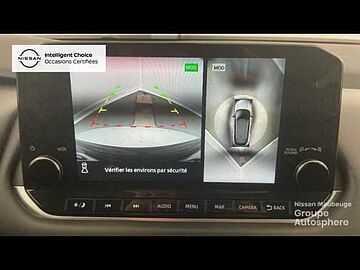 Nissan Qashqai 1.3 Mild Hybrid 140ch N-Style + Roue de secours Noir Métallisé Toit Gris Squale