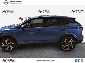 Nissan Qashqai e-POWER 190ch Tekna+ 2022 Bleu Magnétique (Spéciale)