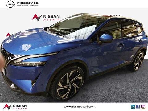 Nissan Qashqai e-POWER 190ch Tekna+ 2022 Bleu Magnétique (Spéciale)
