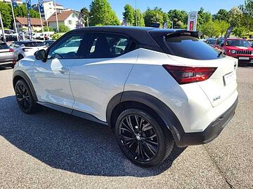 Nissan Juke 1.0 DIG-T 114ch Enigma DCT 2021 Blanc Lunaire+Toit Noir Métallisé