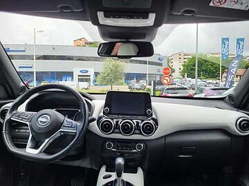 Nissan Juke 1.6 Hybrid 143ch N-Design 2023 Blanc Lunaire+Toit Noir Métallisé