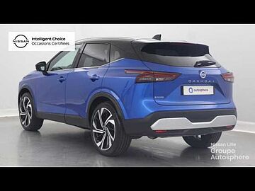 Nissan Qashqai 1.3 Mild Hybrid 158ch Tekna+ Xtronic Bi Ton Bleu Magnétique Toit Noir