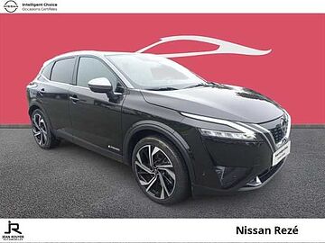 Nissan Qashqai e-POWER 190ch Tekna+ 2022 Noir Métallisé Toit Gris Squale