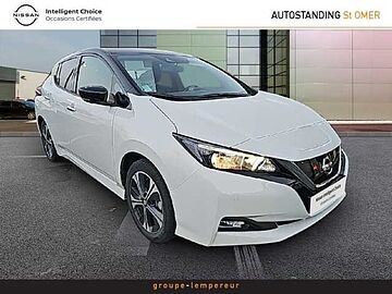 Nissan Leaf 150ch 40kWh N-Connecta 21 Blanc lunaire bi-ton noir