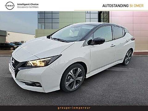 Nissan Leaf 150ch 40kWh N-Connecta 21 Blanc lunaire bi-ton noir